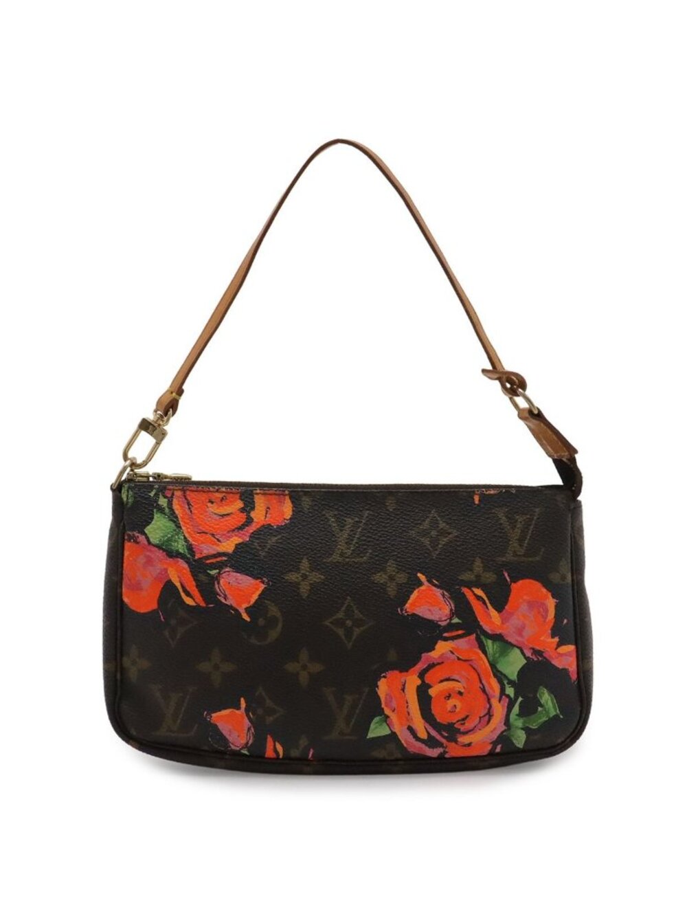 Louis Vuitton Monogram Rose Pochette Accessoires Pouch Handbag